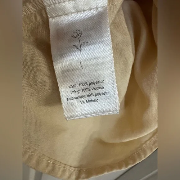 Noralee Mara Dress – Antique Daisy Champagne – Size 10 Girl - Picture 7 of 12